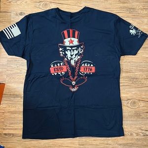 Grunt Style - short sleeve T-shirt Navy - Lincoln EST 1776 - 2XL